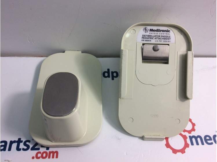 PHYSIO CONTROL Pediatric Paddle Attachments Lifepak 9 10 11 12 Defibrillator P/N 800418
