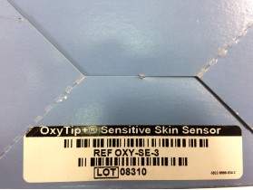 OXYTIP Sensitive Skin Sensor P/N OXY-SE-3